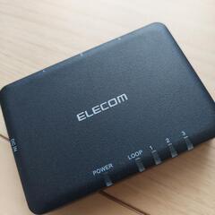 【ELECOM】電源外付けギガビットスイッチングハブ