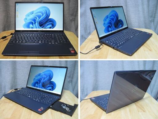富士通FMV LIFEBOOK AH50/F1 FMVA50F1L [メタリックブルー]AMD Ryzen 7 5700U 1.8GHz/8コア/メモリ16G/新品SSD1024G/office2019/マカフィーセキュリティソフト付き/特別3ヶ月保証