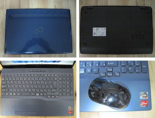 富士通FMV LIFEBOOK AH50/F1 FMVA50F1L [メタリックブルー]AMD Ryzen 7