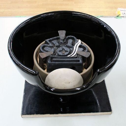 売約済み】 創巧 野々田 風炉型電熱器 100V 400W 茶釜 セット