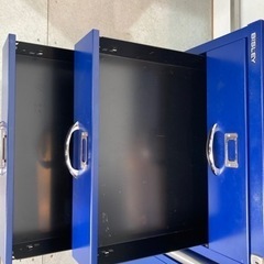 【値下げ】デスク回り４点セット（Knollチェア・BISLEYキャビネット・ロッカー・ステンレスワークデスク）