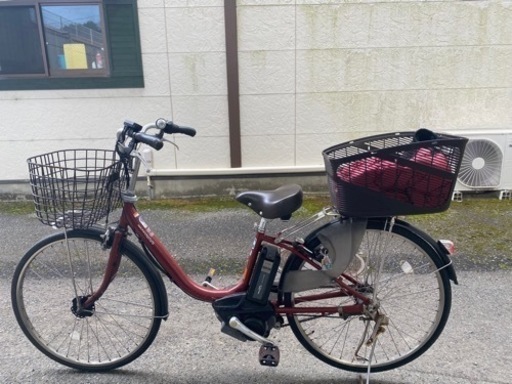 ヤマハ電動自転車とギター
