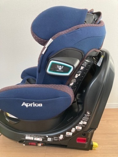 アップリカ　フラディアグロウ　ISOFIX ネイビーシェール Aprica アップリカ 回転式 フラディアグロウ チャイルドシート ネイビー