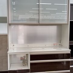 ★ジモティ割あり★ 綾野製作所 レンジボード ブラウン H218×D46×W121 クリーニング済み TJ052