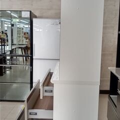 ★ジモティ割あり★ 綾野製作所 レンジボード ブラウン H218×D46×W121 クリーニング済み TJ052