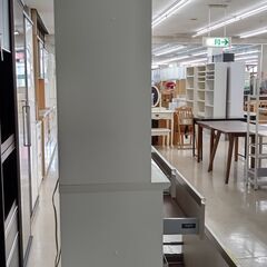 ★ジモティ割あり★ 綾野製作所 レンジボード ブラウン H218×D46×W121 クリーニング済み TJ052