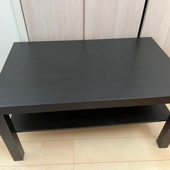 【ネット決済】IKEA ローテーブル（コーヒーテーブル）ブラック...