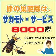 蜂の巣駆除はサカモトサービス（神戸市灘区）