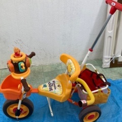 【格安】幼児用のプーさんの三輪車