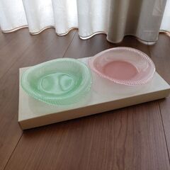 【無料】クリスタルペア皿