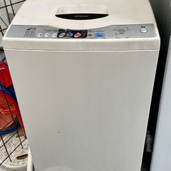 HITACHI 洗濯機　6キロ　さしあげます