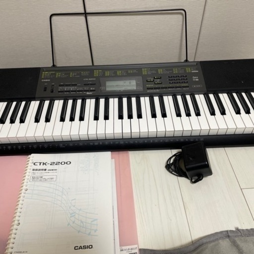 CASIO CTK-2200 キーボード (d-suke) 蒲生四丁目の鍵盤楽器、ピアノの中古あげます・譲ります｜ジモティーで不用品の処分