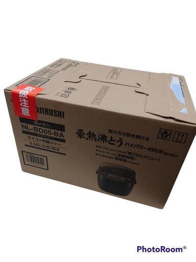 【売ります】象印　マイコン炊飯ジャー　3合炊き　NL-BT05　2022年製