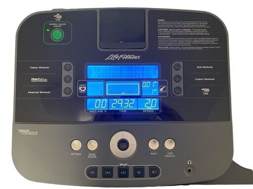 JY 美品 Life Fitness F3 トレッドミル 折りたたみ式 トラック