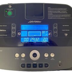 JY 美品 Life Fitness F3 トレッドミル 折りたたみ式 トラックコンソール ルームランナー 油圧式傾斜 変圧器付 ランニングマシン ライフフィットネス 動作快調！ 