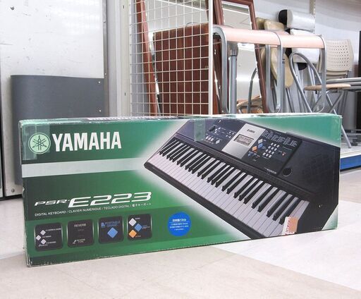 YAMAHA ヤマハ PORTATONE PSR-E223 電子キーボード 61鍵盤 中古品 動作確認済み