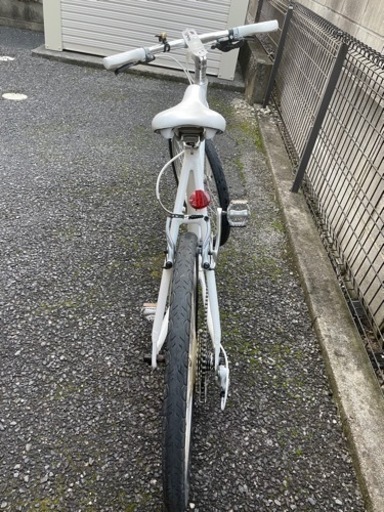 ライトウェイ　クロスバイク　シェファード　白