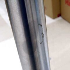 札幌市/清田区　マルゼン ステンレス 作業台 ① 調理台スノコ板付 バックガードなし 厨房用品 業務用