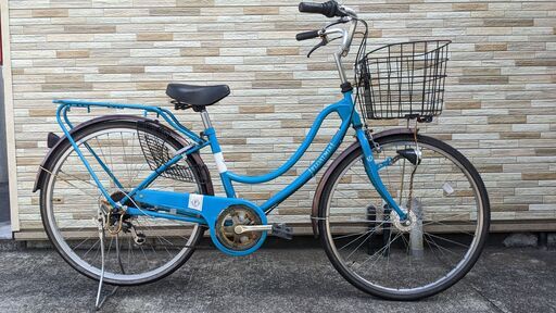 中古自転車 6段変速 26インチ （LEDオートライト） 軽整備済み 安い 防犯登録 町田市 麻生区 神奈川 064ky