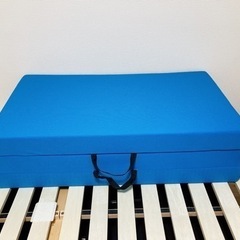 ヨーネルコ セミダブル三つ折りマットレス10cm 高さ調節スノコベッド