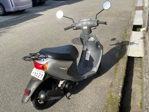 ◇SUZUKI レッツ4 後期 50cc 原付き バイク シルバー 現車確認可