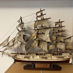高速帆船カティーサークの模型
