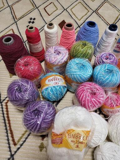 毛糸 まとめ売り croche barroco multicolor