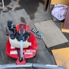 引き取り限定 AGRIP G-force VAC245 耕運機 管理機 家庭菜園 4サイクルエンジン 始動駆動確認済