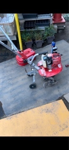 引き取り限定 AGRIP G-force VAC245 耕運機 管理機 家庭菜園 4サイクルエンジン 始動駆動確認済