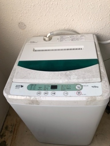 洗濯機 4.5kg ヤマダ電機製