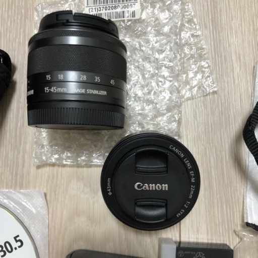 Canon EOS M10 BK 標準 単焦点 レンズ  その他一式