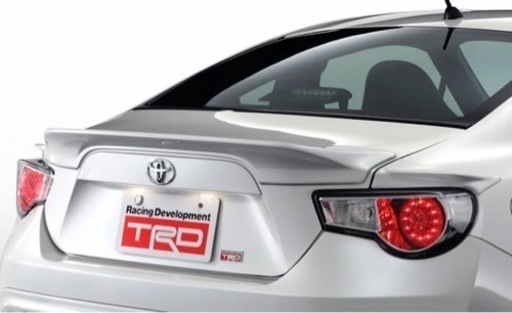 トヨタ86 BRZ TRD リアトランクスポイラー 中古 ホワイト塗装済み