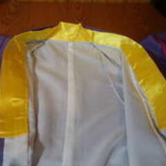 着物】七五三 お祝い着 7歳 女の子 振袖 身丈135cm 裄51cm 仕立て上がり 和服 和装 女性 レディース リメイク 材料 紫 蝶 花