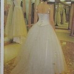 ウエディングドレス ワタベウェディング ホワイト 純白 ベール レース クリーニング済み インナーセット おまとめ