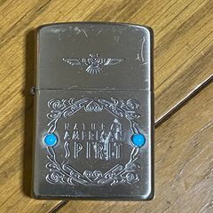 Zippo アメリカンスピリット 天然石 ターコイズ 限定・非売...