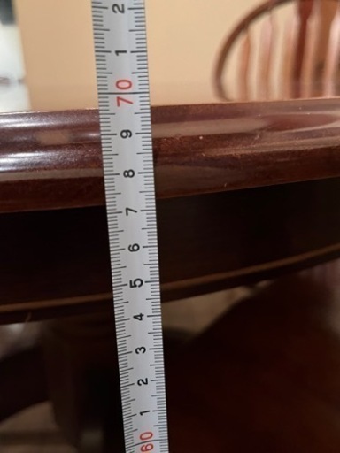 昭和レトロ　木製　ダイニングセット　丸テーブル　曲木