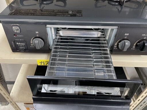 ガスコンロ No.5343 都市ガス パロマ 2018年製 IC-S37-R 【リサイクル