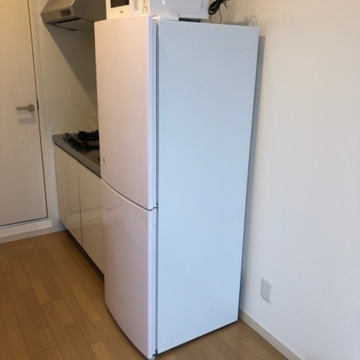 冷蔵庫　Haier JR-NF218B ほぼ新品！※ビッグフリーザー