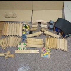 子供　木のレール 木製レール/wooden rails toys