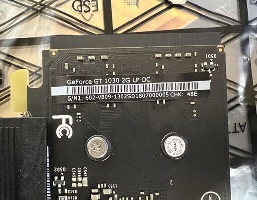 MSI GEFORCE GT1030 2GD4 LP OC グラフィックボード ☆ 札幌市白石区