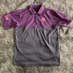 錦織圭選手着用デザイン UNIQLO ポロシャツ L 紫
