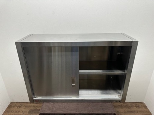 ステンレス マルゼン 吊戸棚 食器棚 W650×D300×H600 業務用 厨房 中古 