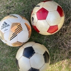 サッカーボール5号　ペレーダ×2 adidas×1  ３つセット