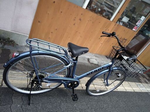 SAKAMOTO]VERDE(ベルデ)27吋ファッションシティサイクル 外装6段/LED