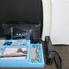 【中古品】ニンテンドーWii （黒）とバランスWiiボードセット...