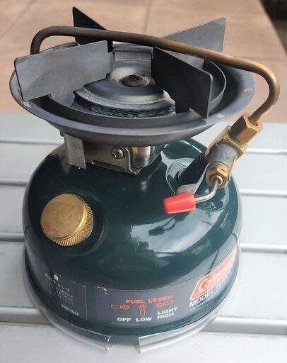 Coleman 508A シングルバーナーコンロ　動作確認済キャンプ コールマン 508A coleman 96年3月製 点火確認済 シングルバーナー