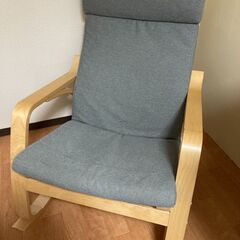 IKEA(イケア)の椅子　ポエング(POÄNG) ロッキングチェ...
