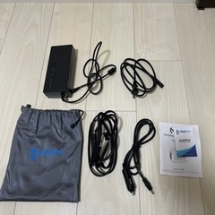 ポータブル電源とソーラーパネルセット！！使用回数少ないです！