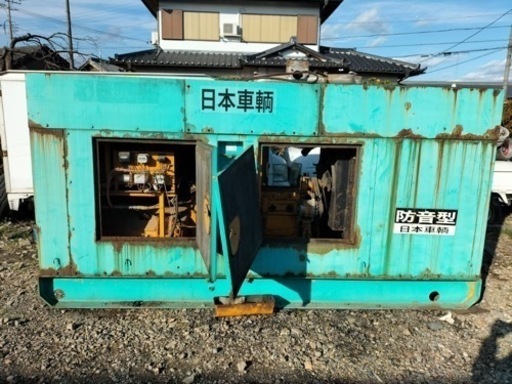 【人気沸騰】 日本車輌発電機 73/90 KVA 不動 その他