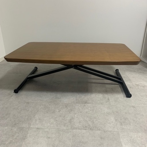 昇降テーブル　120×75(高さ23cm〜74cm)